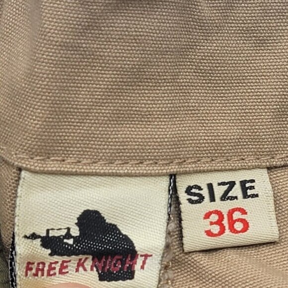 Free Knight Pants Men 36 Brown Japan Cargo Tactical Military Gorpcore Workwear - Picture 7 of 10